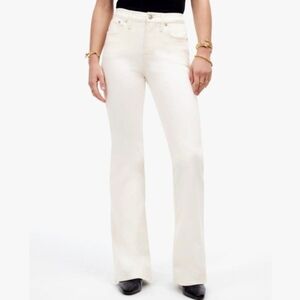 Madewell Jeans‎ Flea Market Flare Tile White Denim 31 NWT